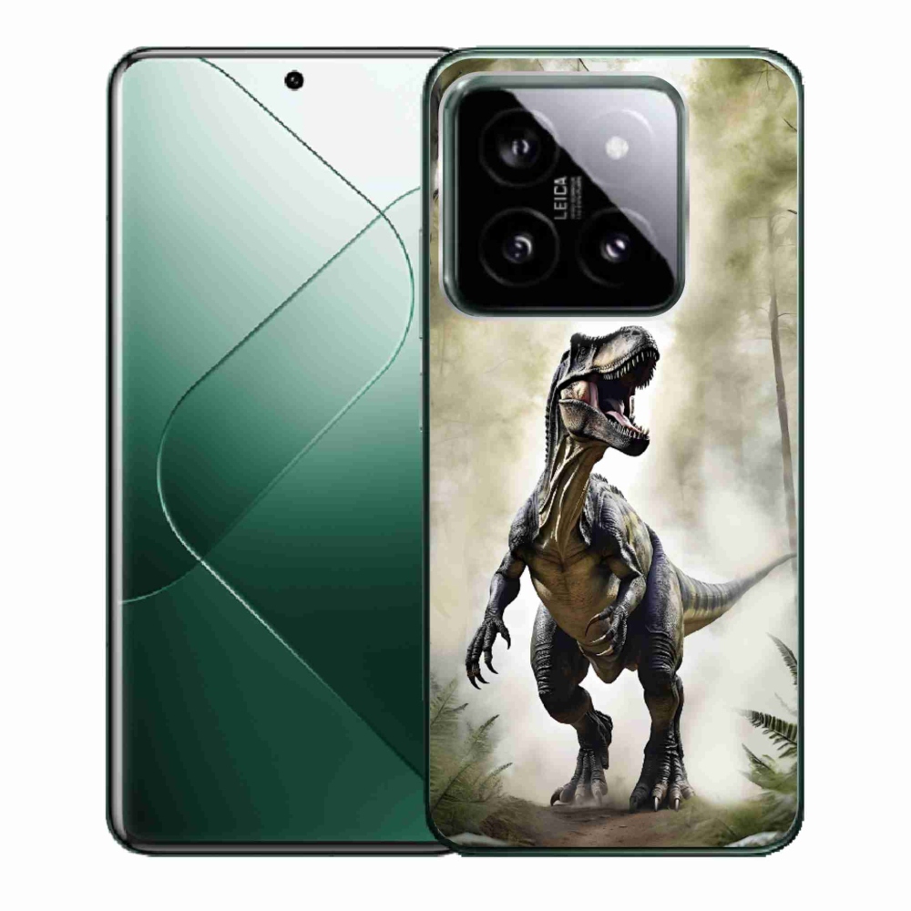 Gél borító mmCase a Xiaomi 14 - dühös T-Rex számára