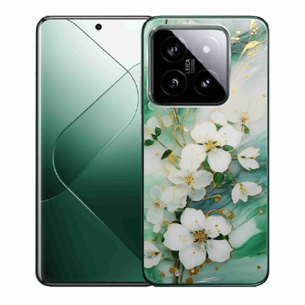 Gél borító mmCase a Xiaomi 14-hez - finom virágok