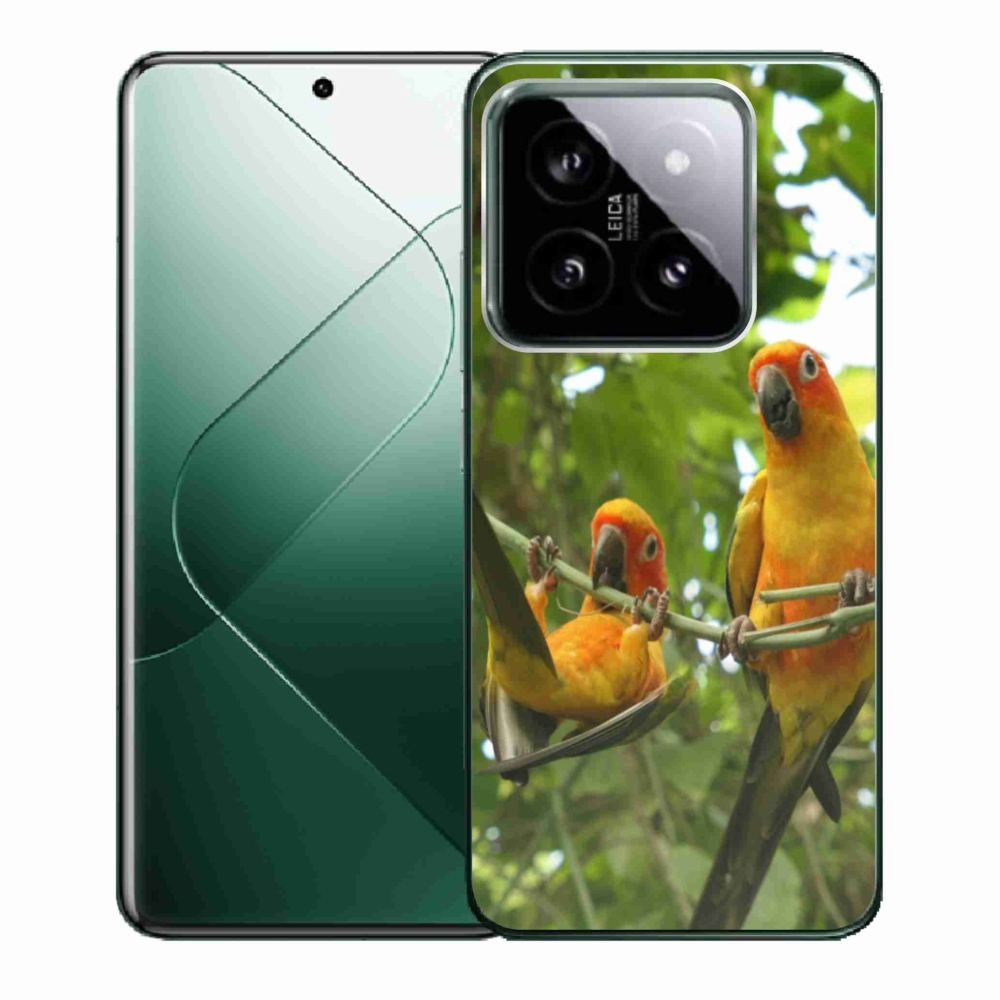 Gél borító mmCase a Xiaomi 14 - papagájok aratingy