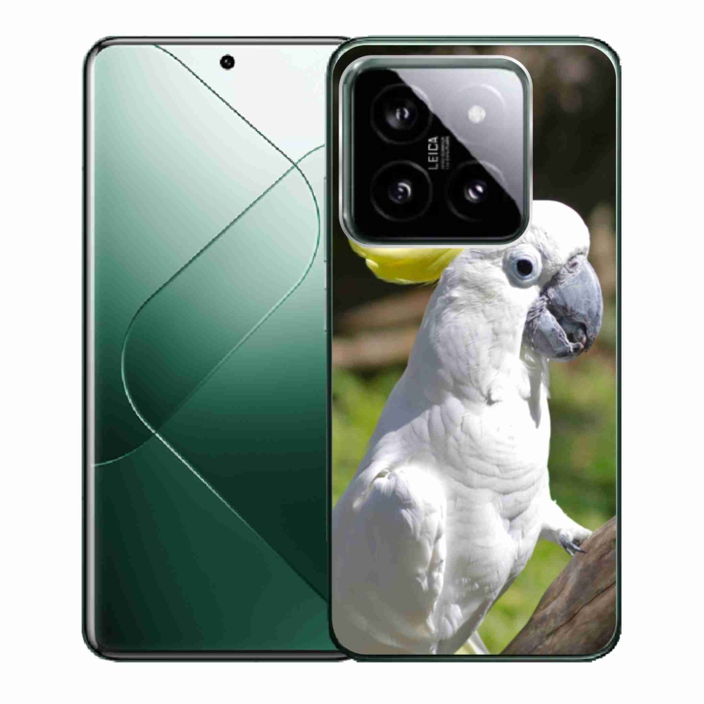 Gél borítás mmCase a Xiaomi 14 - papagáj kakadu 2 számára