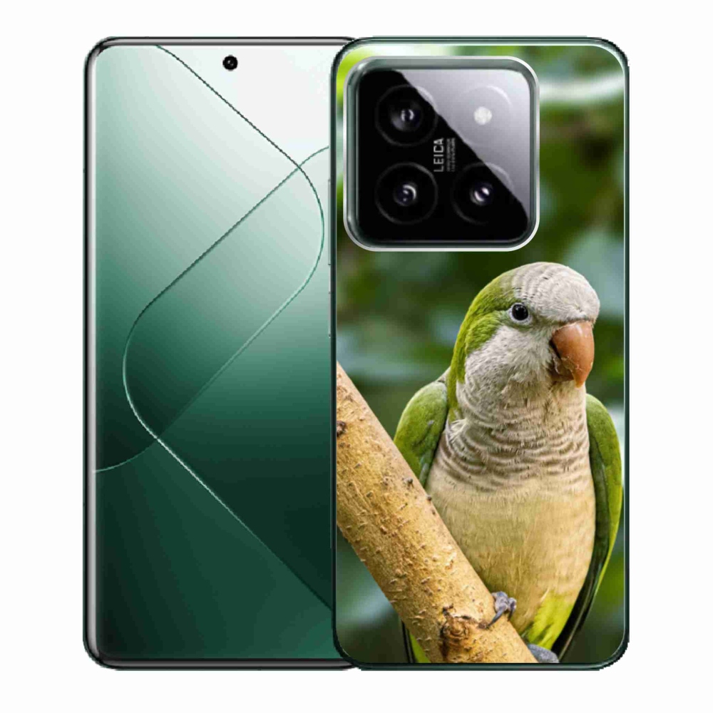Gél borítás mmCase a Xiaomi 14 - papagájhoz