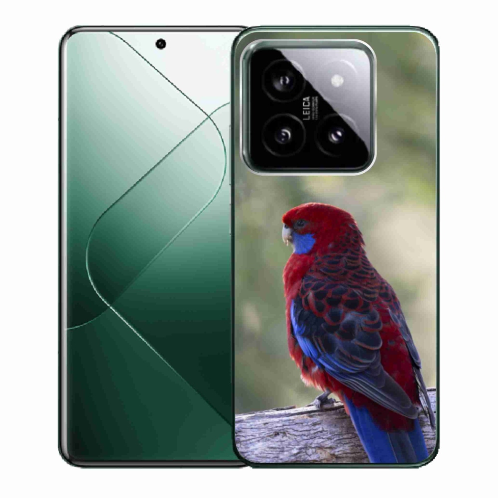 Gél borító mmCase a Xiaomi 14 - papagáj rosela számára