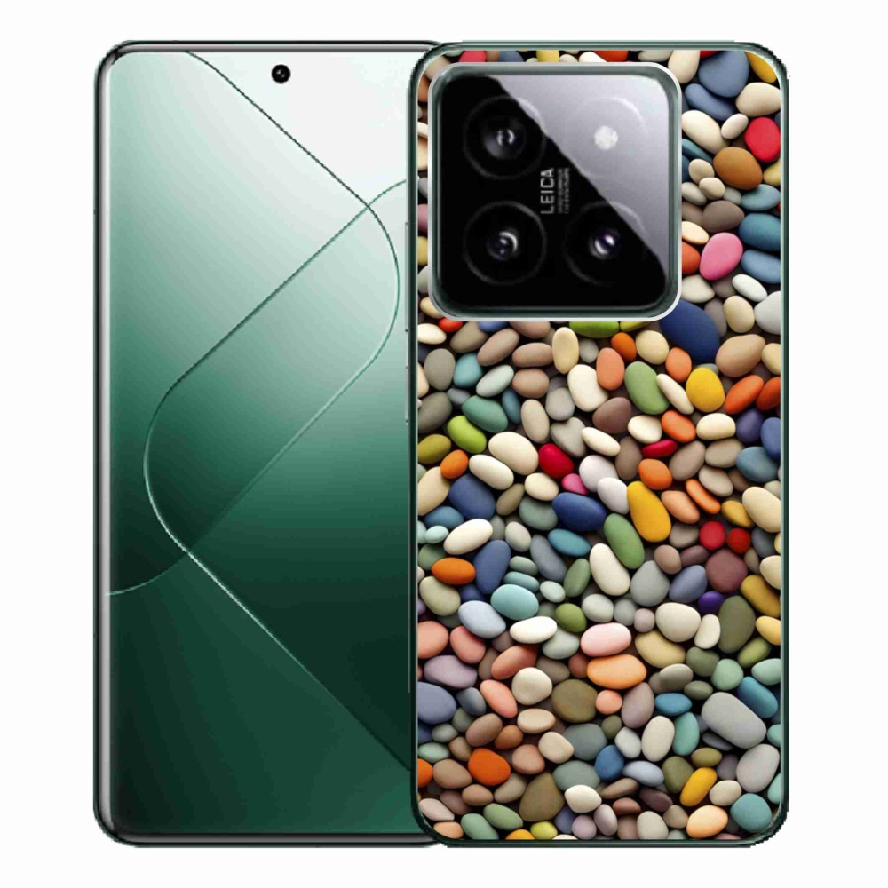 Gél borítás mmCase a Xiaomi 14 Pro-hoz - színes strasszkövek 2