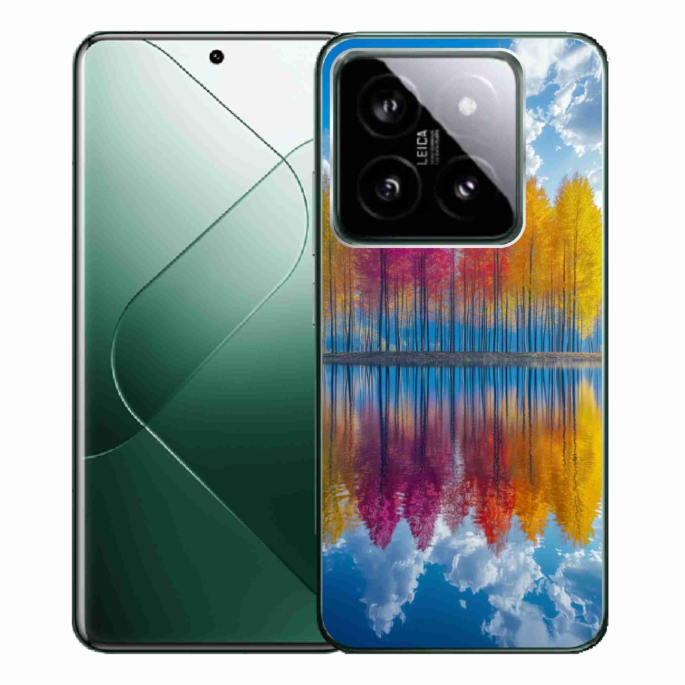Gél borítás mmCase a Xiaomi 14 Pro számára - színes fák