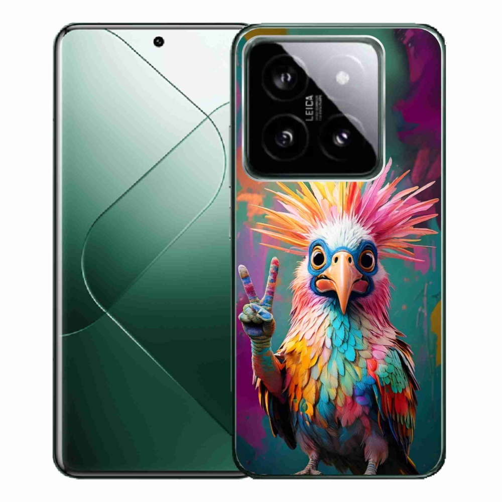 Gél borítás mmCase a Xiaomi 14 Pro számára - színes lázadó