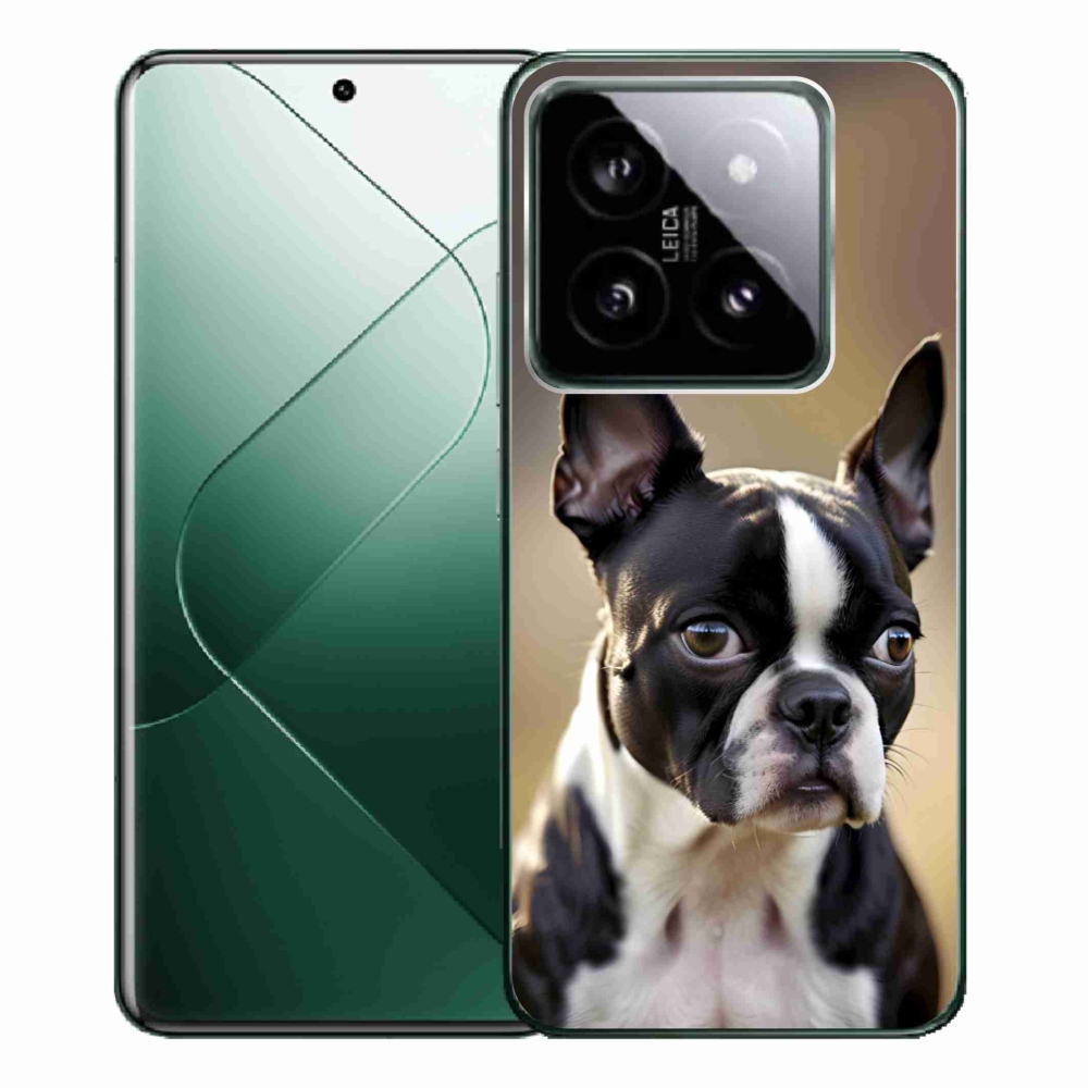 Gél borítás mmCase a Xiaomi 14 Pro-hoz - Boston Terrier