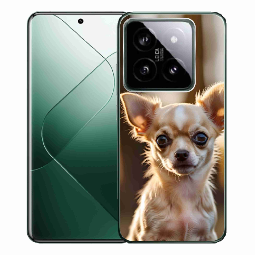 Gél borítás mmCase a Xiaomi 14 Pro - chihuahua 6 számára