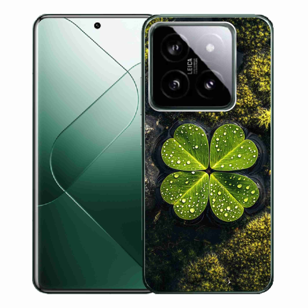 Gél borítás mmCase a Xiaomi 14 Pro számára - négylevelű lóhere