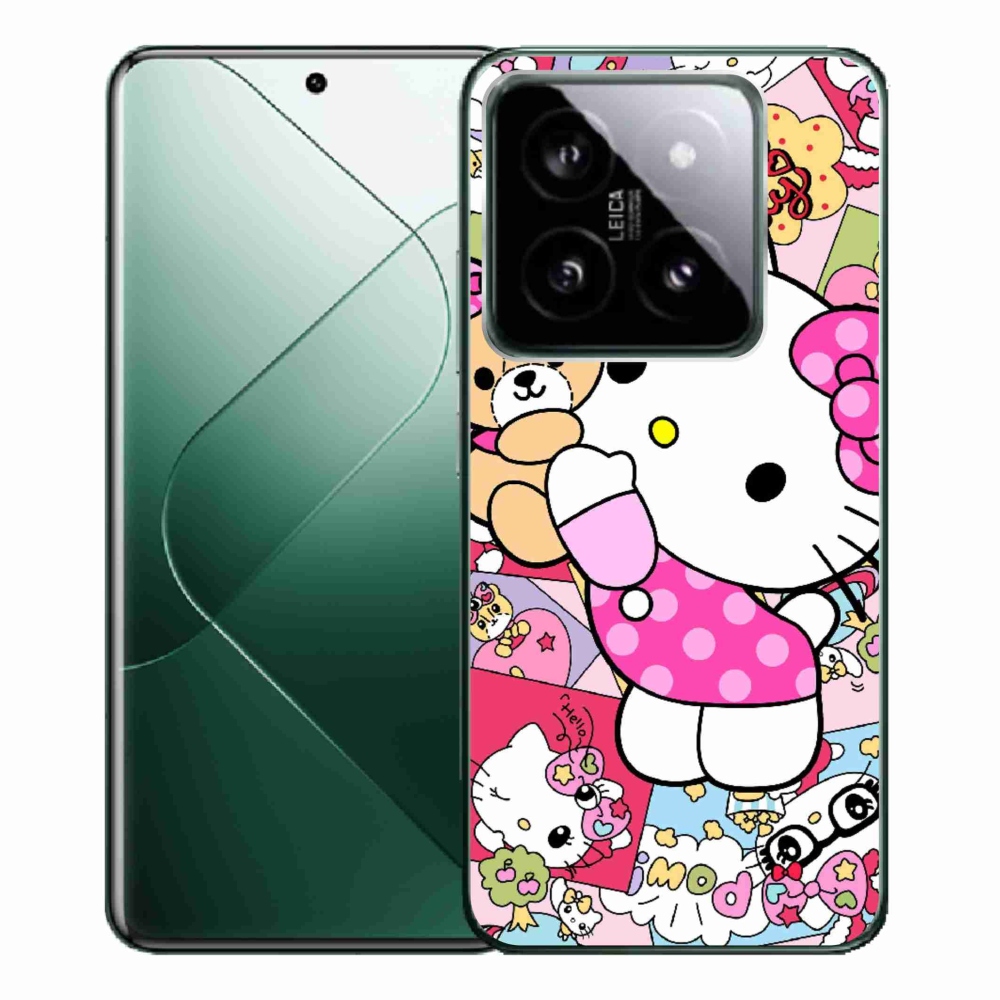 Gél borítás mmCase a Xiaomi 14 Pro-hoz - aranyos cica