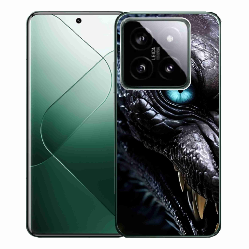 Gél borítás mmCase a Xiaomi 14 Pro számára - sárkány nézet