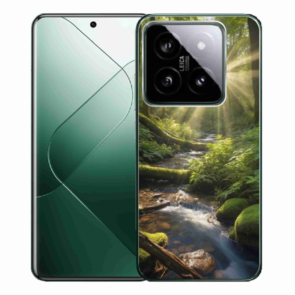 Gél borítás mmCase a Xiaomi 14 Pro számára - az erdő mélysége