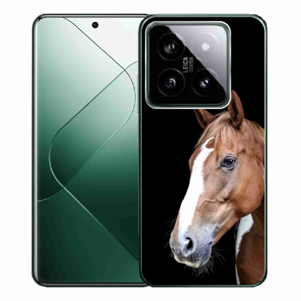 Gél borítás mmCase a Xiaomi 14 Pro-hoz - barna ló 3