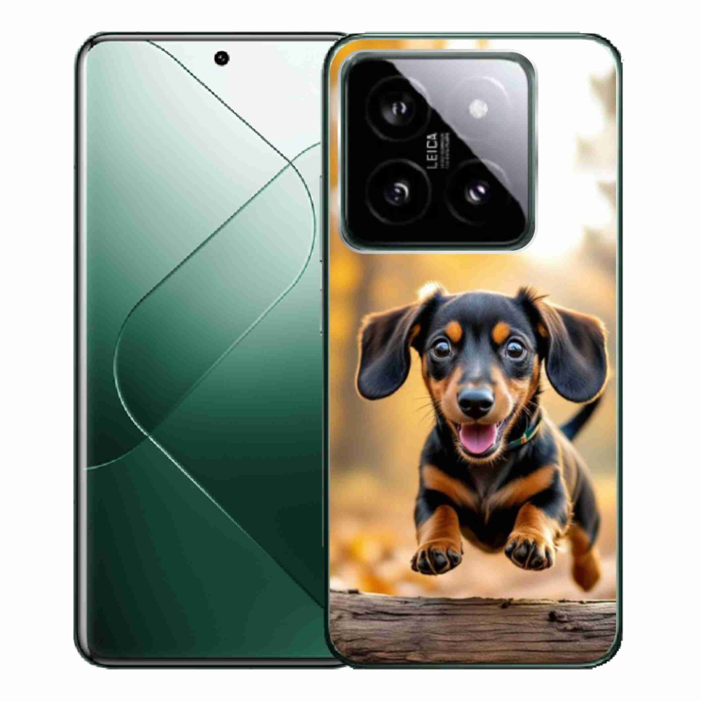 Gél borítás mmCase a Xiaomi 14 Pro-hoz - tacskó 2