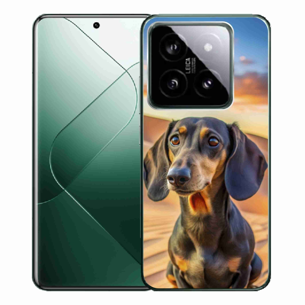 Gél borítás mmCase a Xiaomi 14 Pro-hoz - tacskó 3