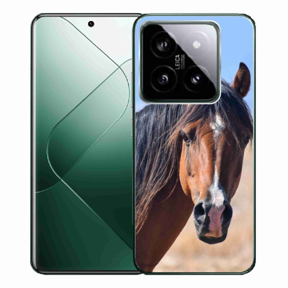 Gél borítás mmCase a Xiaomi 14 Pro számára - nyugodt ló