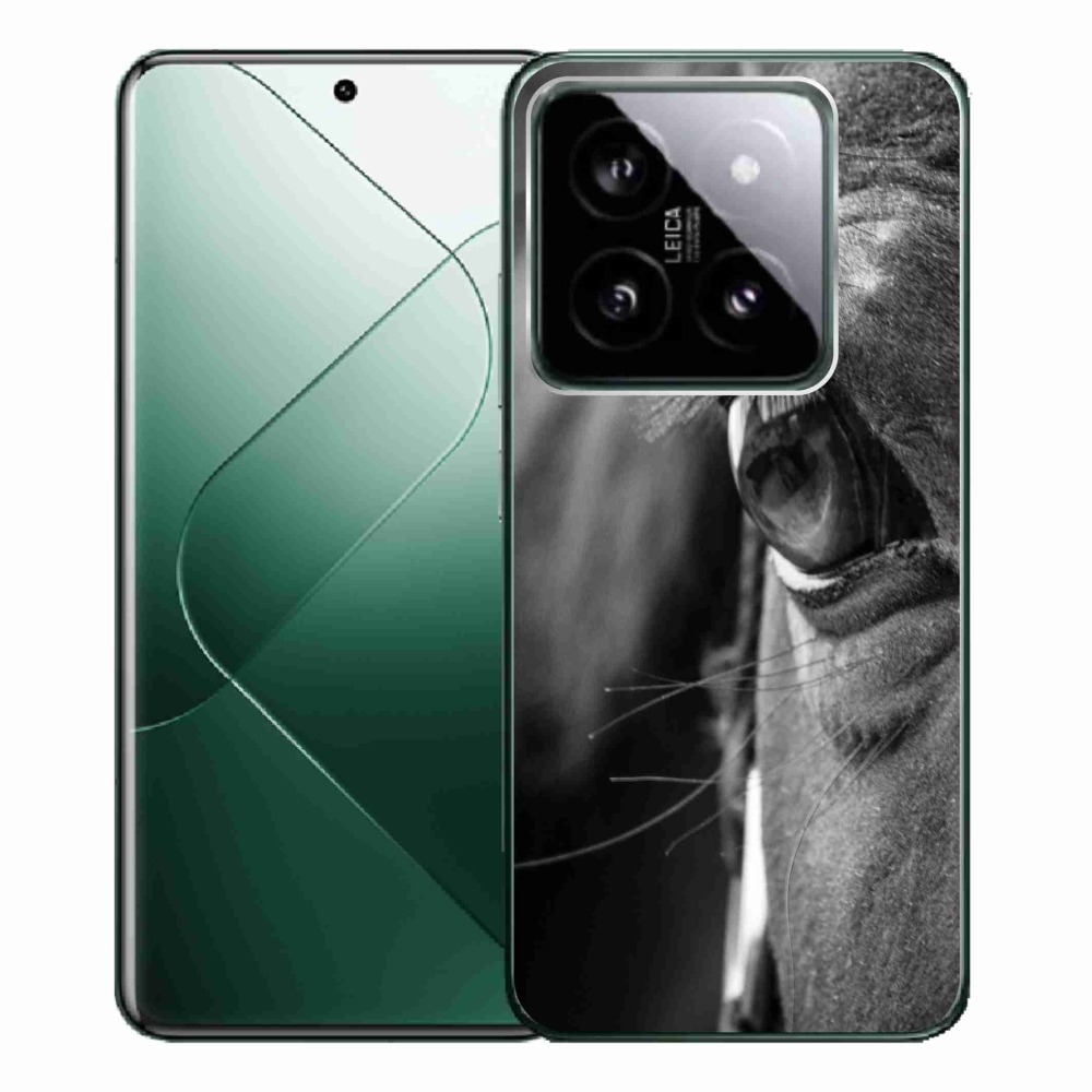 Gél borítás mmCase a Xiaomi 14 Pro számára - ló nézet