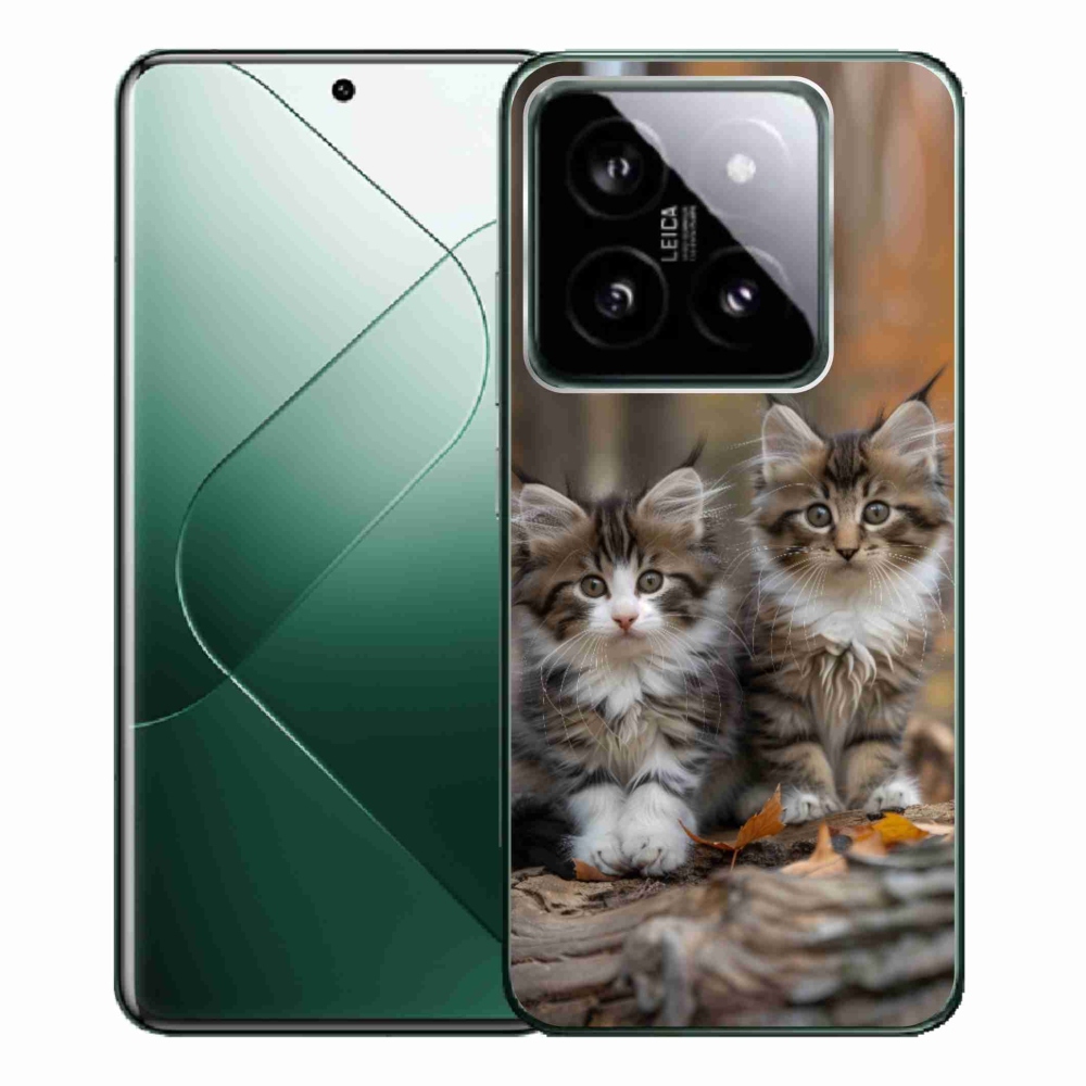 Gél borítás mmCase a Xiaomi 14 Pro-hoz - cat duo 3