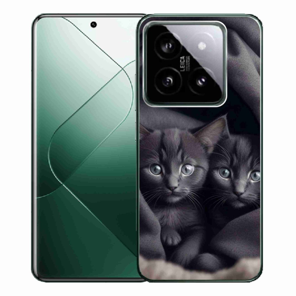 Gél borítás mmCase a Xiaomi 14 Pro-hoz - cat duo