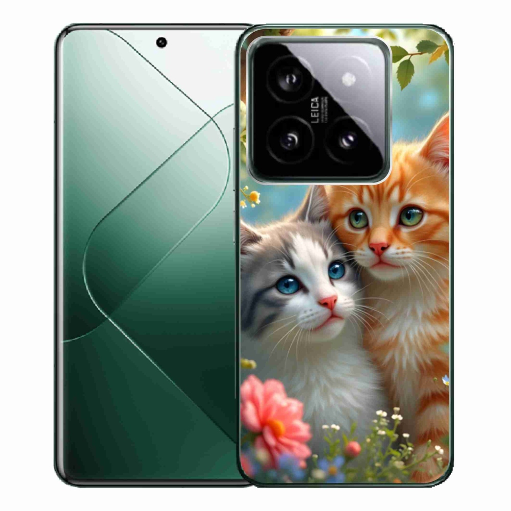 Gél borítás mmCase a Xiaomi 14 Pro-hoz - cat love 2