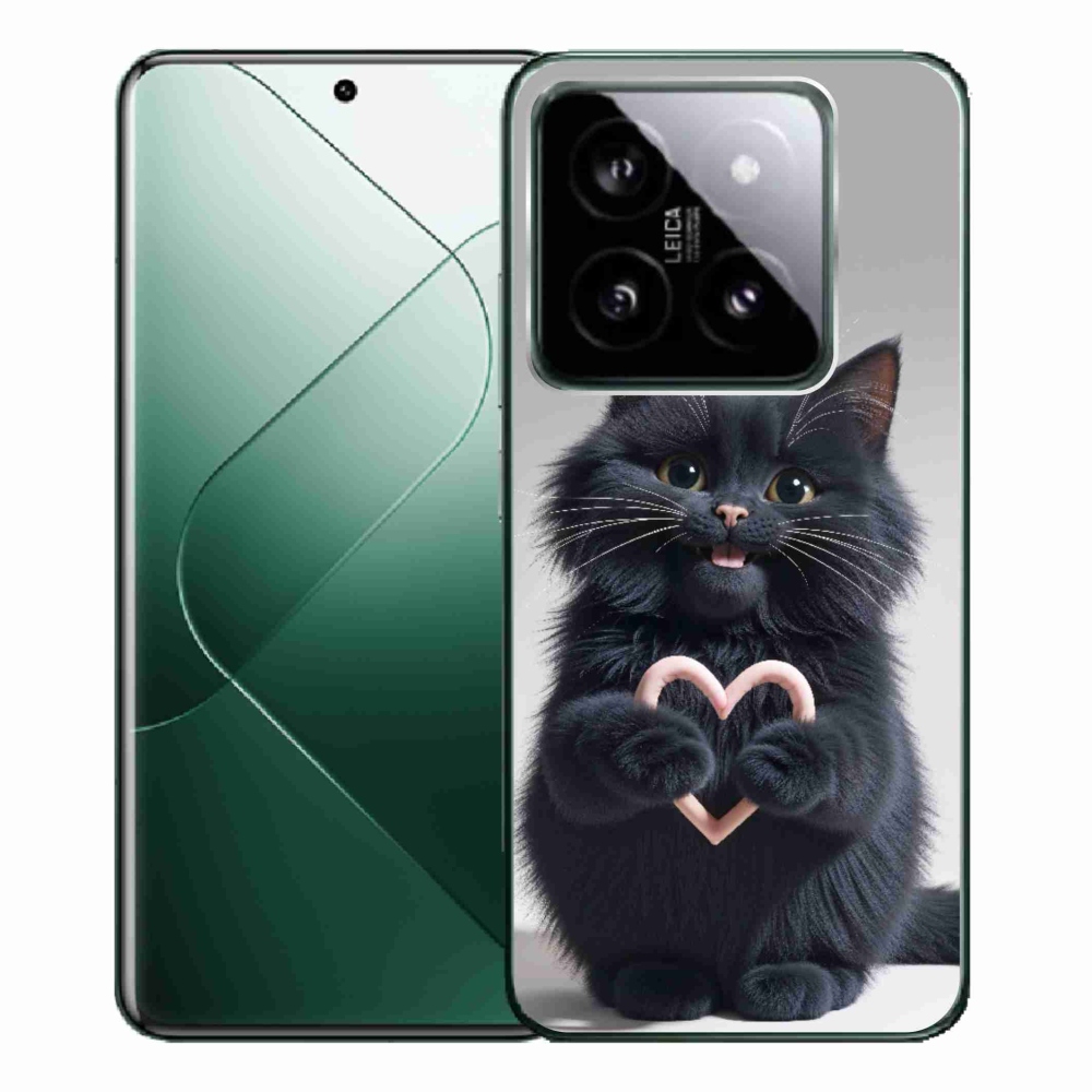 Gél borítás mmCase a Xiaomi 14 Pro-hoz - macskaszerelem 3