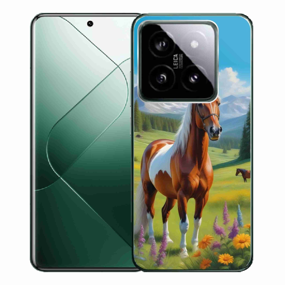 Gél borítás mmCase a Xiaomi 14 Pro számára - ló a réten