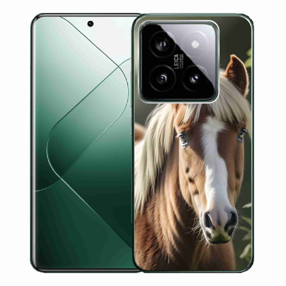 Gél borítás mmCase a Xiaomi 14 Pro-hoz - ló könnyű sörénnyel
