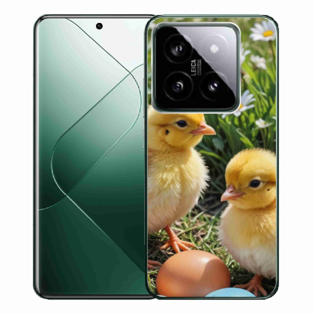 Gél borítás mmCase a Xiaomi 14 Pro-hoz - csirkék