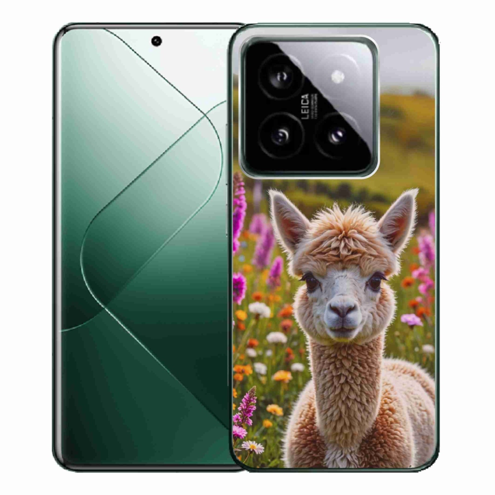 Gél borítás mmCase a Xiaomi 14 Pro számára - láma a réten