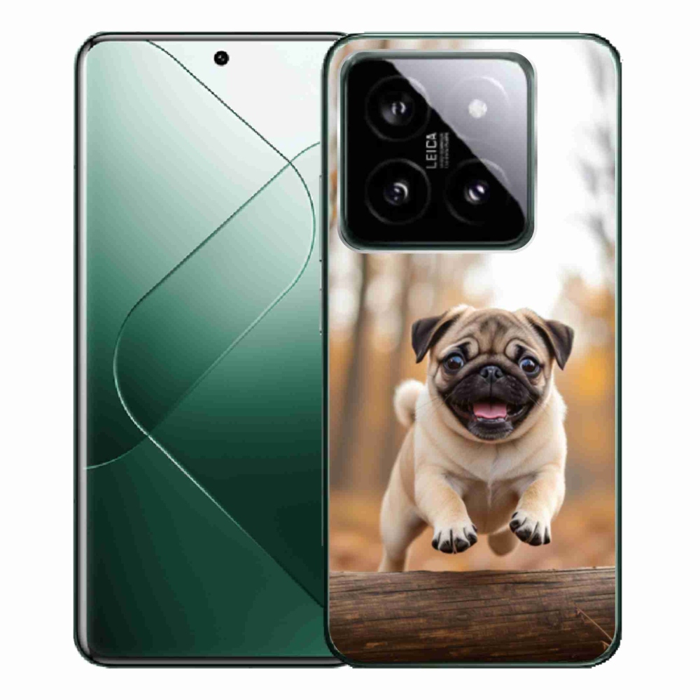 Gél borítás mmCase a Xiaomi 14 Pro-hoz - mopsz 2