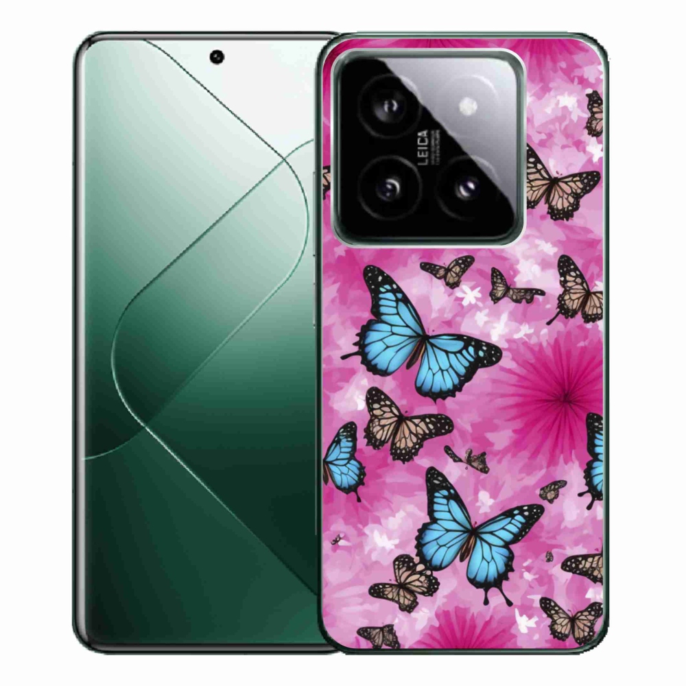 Gél borítás mmCase a Xiaomi 14 Pro-hoz - pillangókert