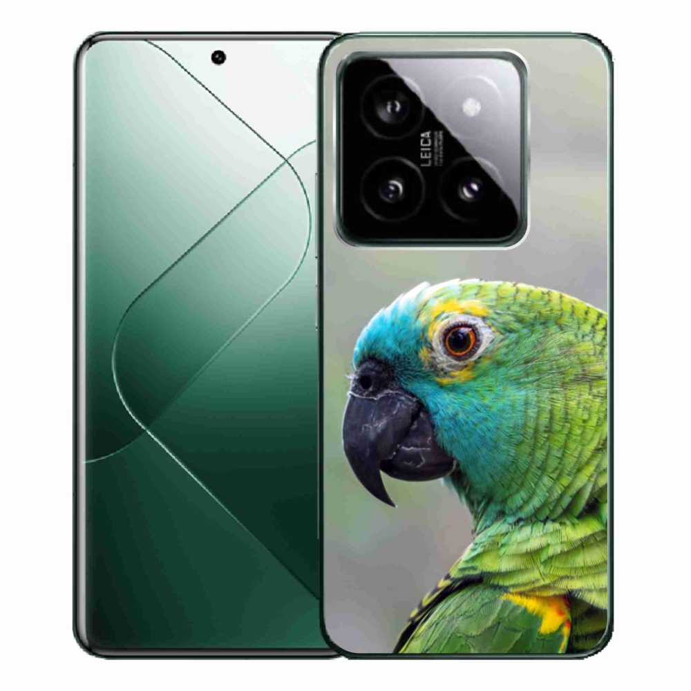 Gél borítás mmCase a Xiaomi 14 Pro számára - papagáj amazon