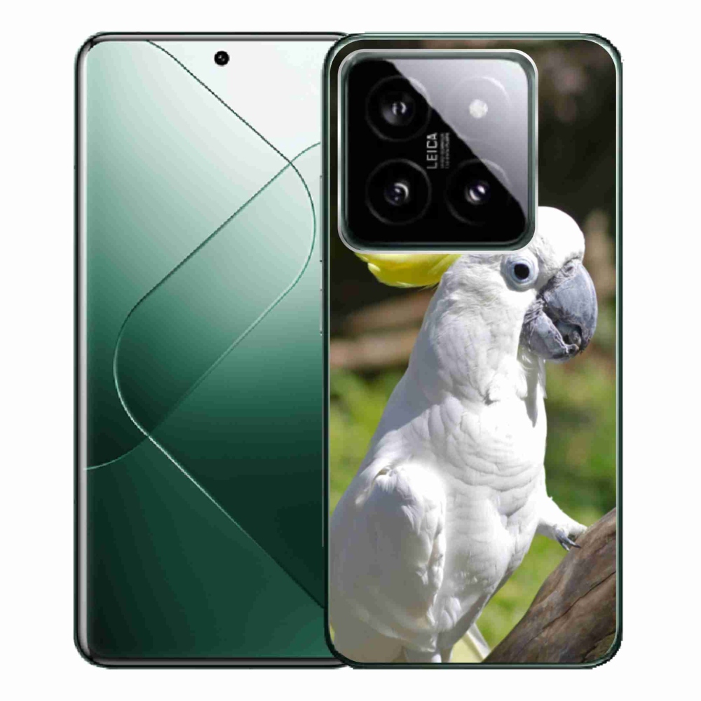 Gél borítás mmCase a Xiaomi 14 Pro számára - papagáj kakadu 2