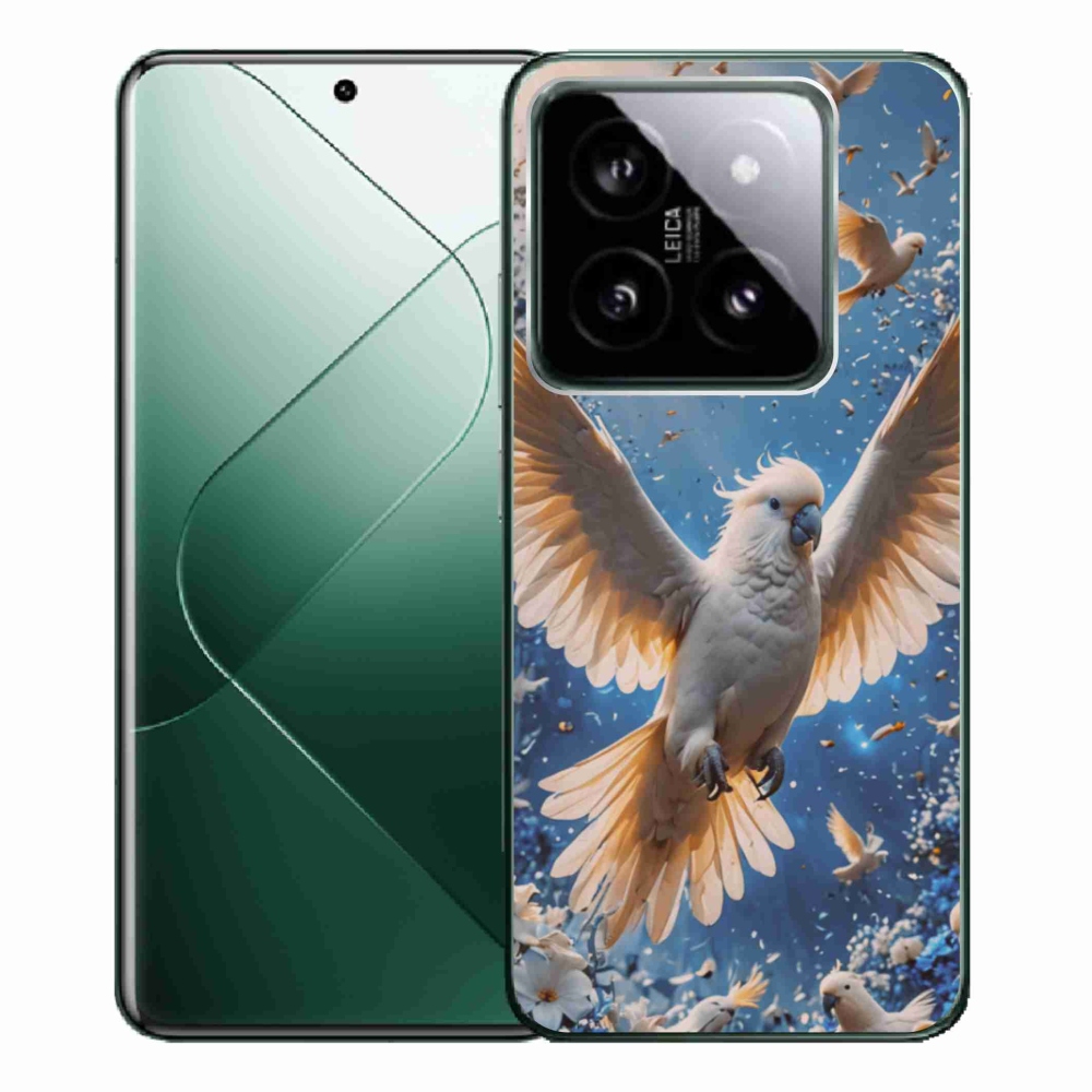 Gél borítás mmCase a Xiaomi 14 Pro-hoz - papagáj kakadu