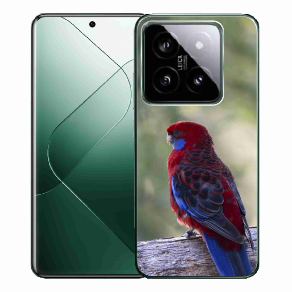Gél borítás mmCase a Xiaomi 14 Pro-hoz - papagáj rosela
