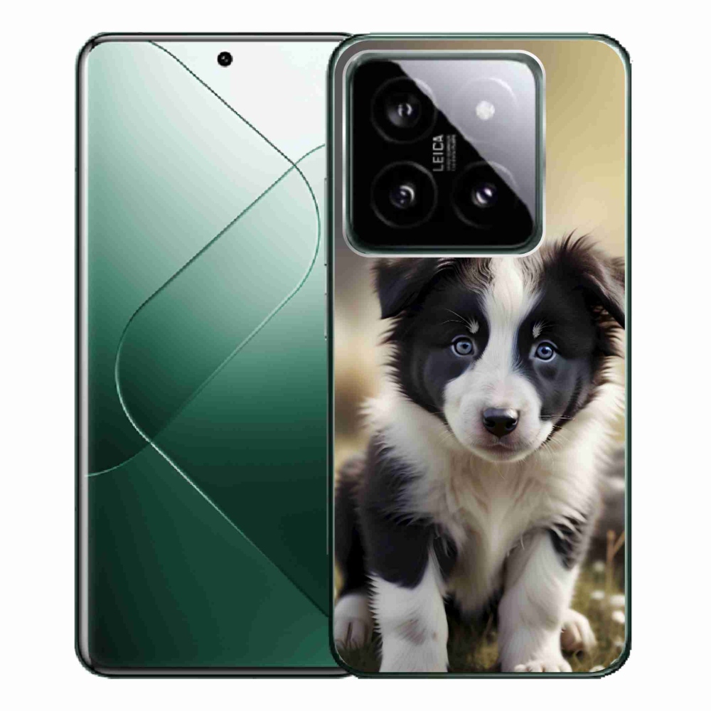 Gél borítás mmCase a Xiaomi 14 Pro-hoz - aranyos border collie