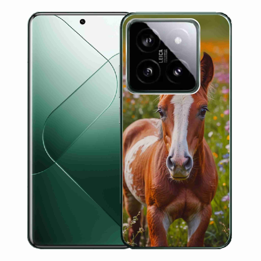 Gél borítás mmCase a Xiaomi 14 Pro számára - aranyos csikó