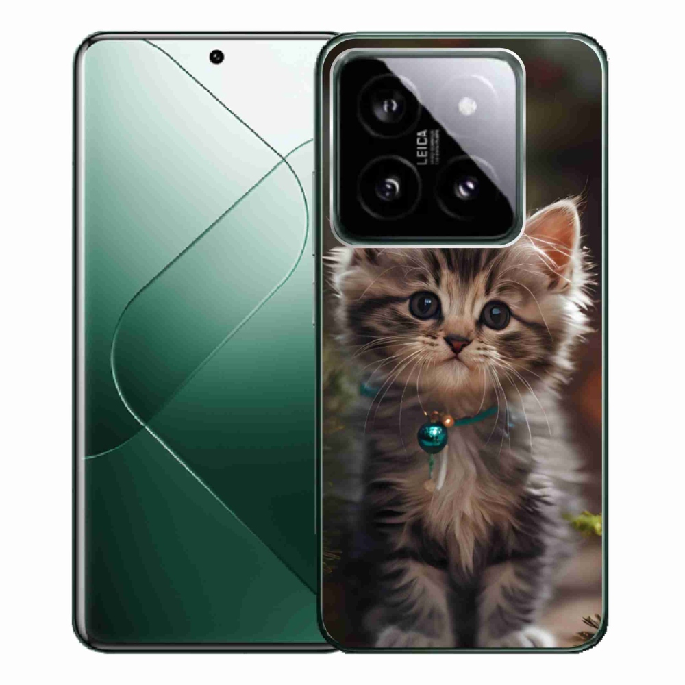 Gél borítás mmCase a Xiaomi 14 Pro számára - aranyos cica 11