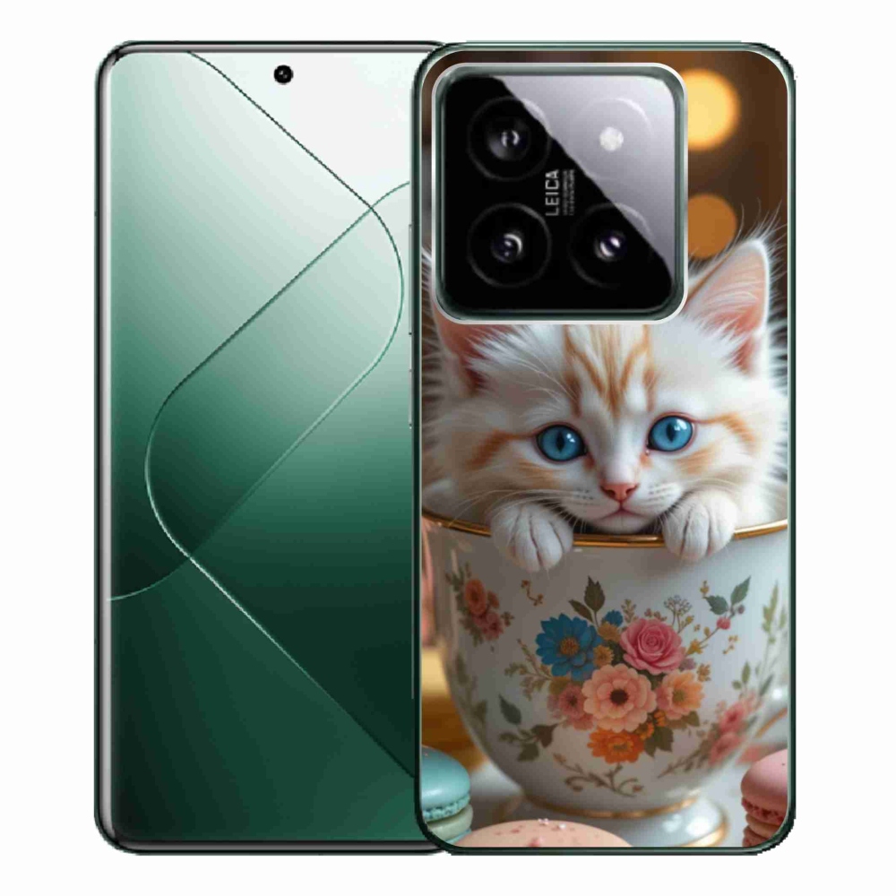 Gél borítás mmCase a Xiaomi 14 Pro-hoz - aranyos cica 6