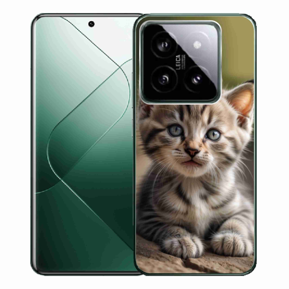 Gél borító mmCase a Xiaomi 14 Pro-hoz - aranyos cica 9