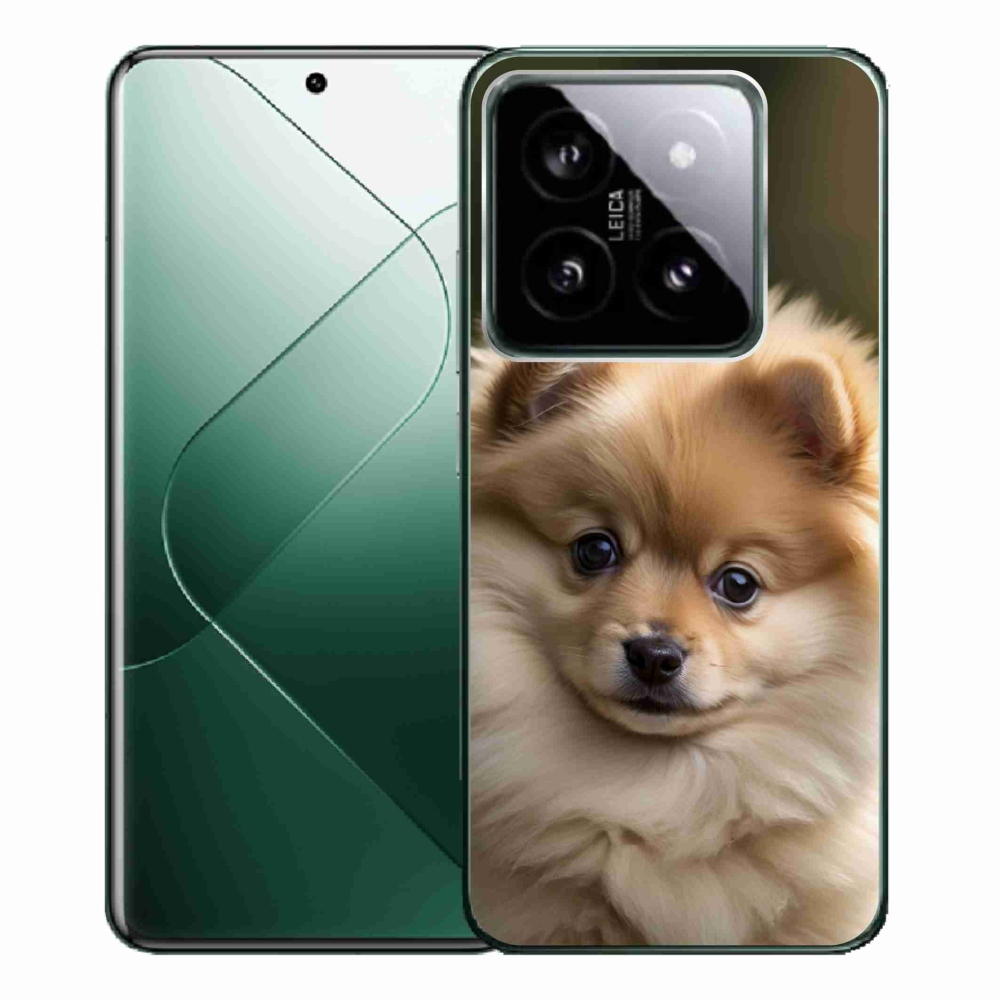 Gél borítás mmCase a Xiaomi 14 Pro-hoz - aranyos pomerániai 2