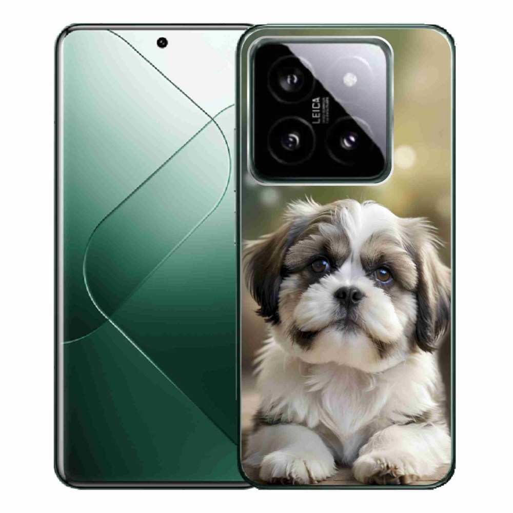 Gél borítás mmCase a Xiaomi 14 Pro-hoz - aranyos shih-tzu