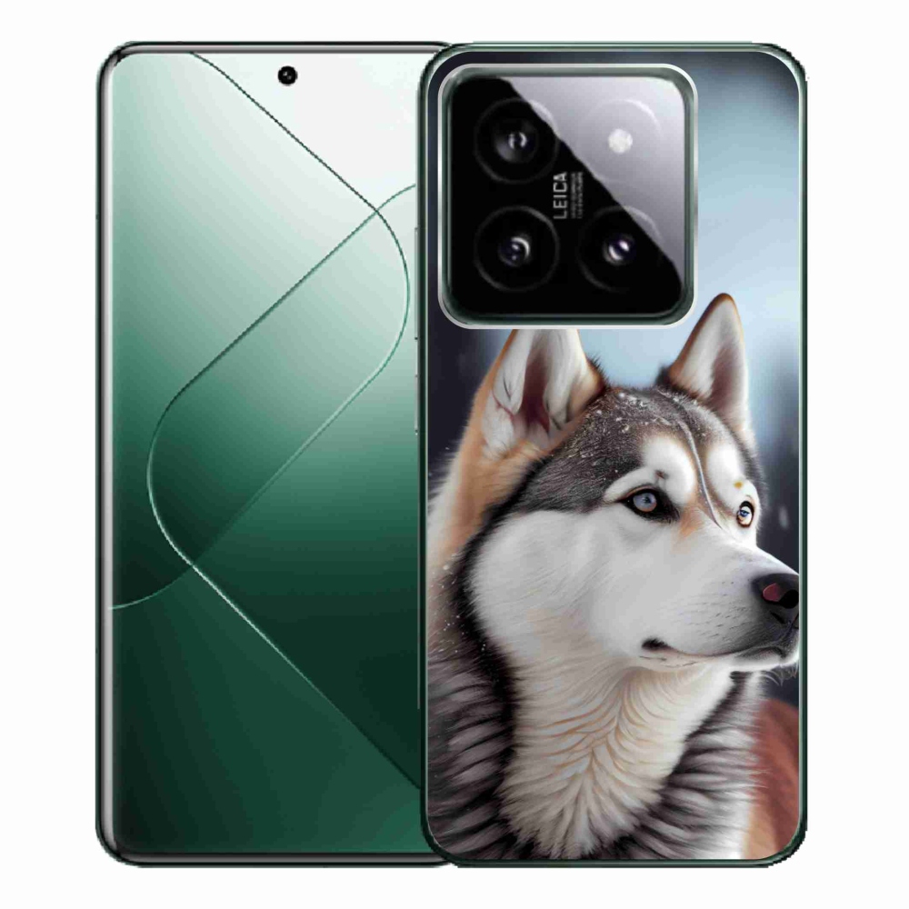 Gél borítás mmCase a Xiaomi 14 Pro-hoz - Szibériai Husky