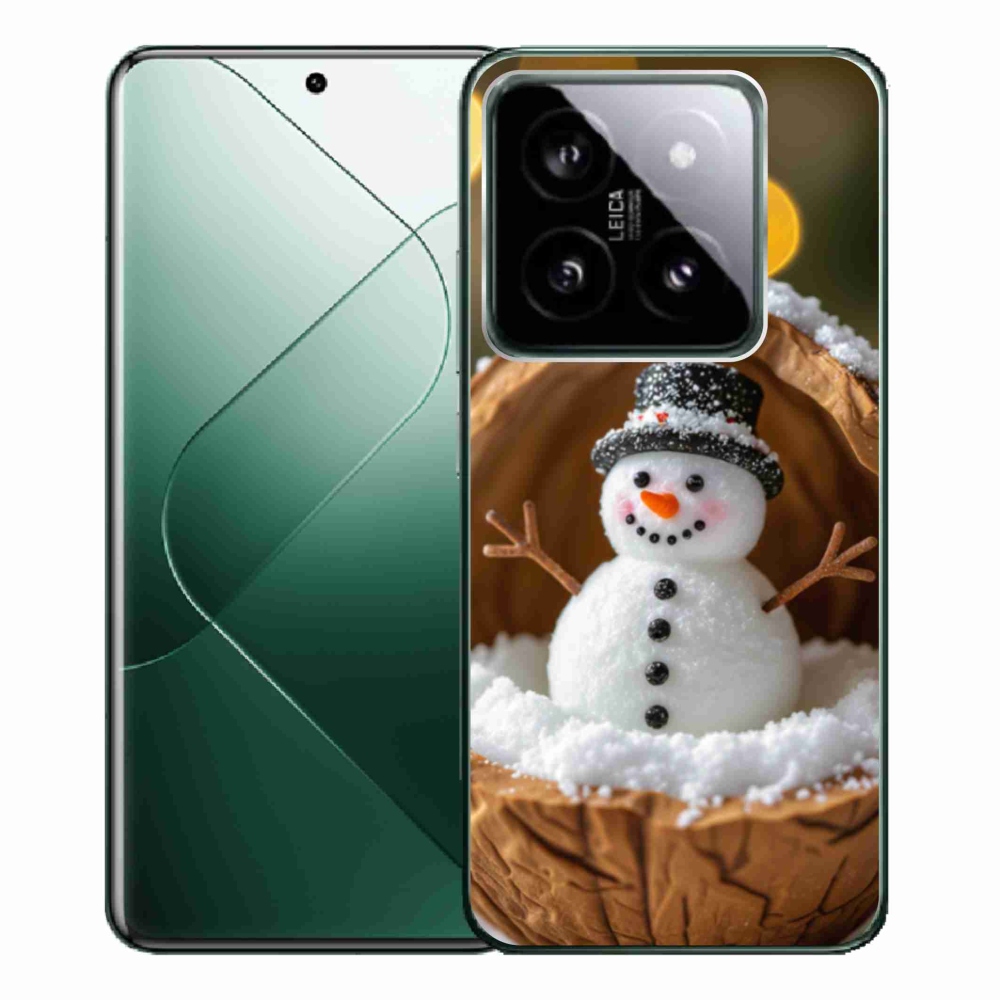 Gél borítás mmCase a Xiaomi 14 Pro-hoz - hóember 4