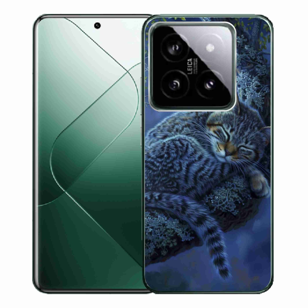 Gél borítás mmCase a Xiaomi 14 Pro-hoz - alvó macska