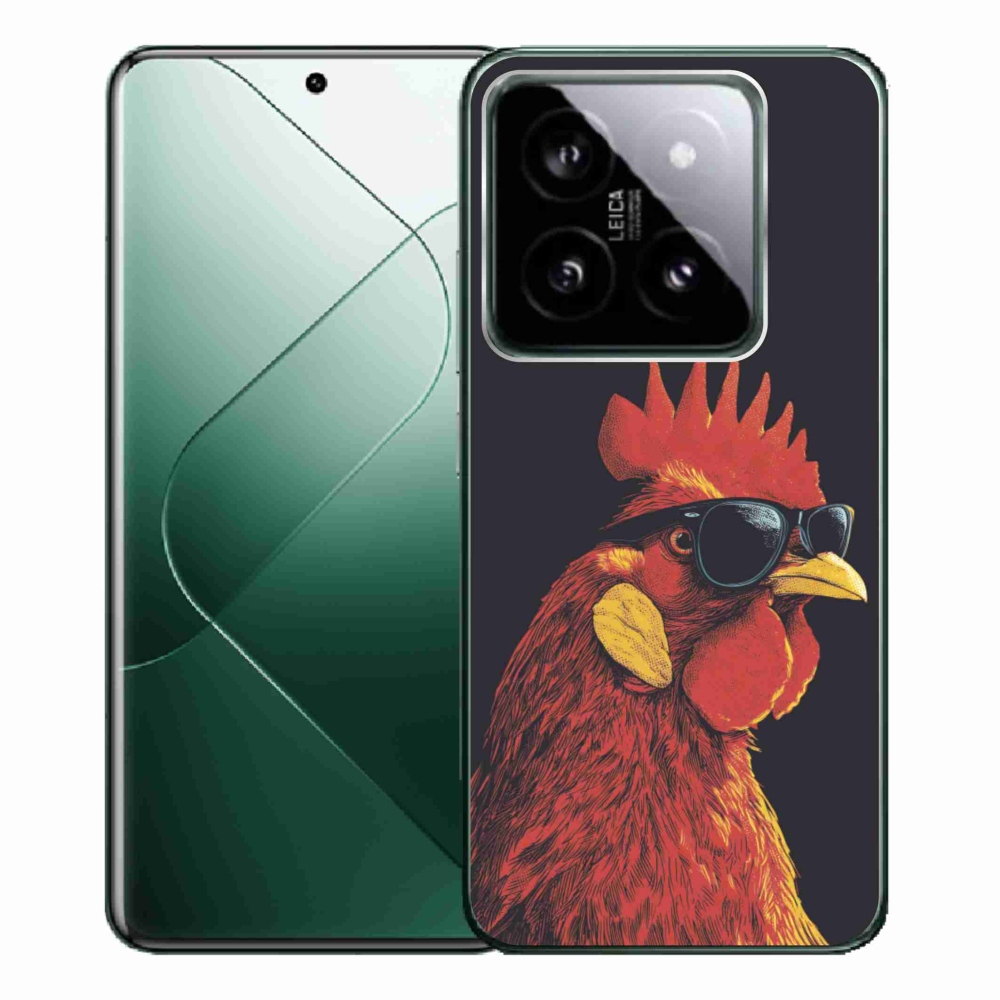 Gél borítás mmCase a Xiaomi 14 Pro számára - stílusos kakas