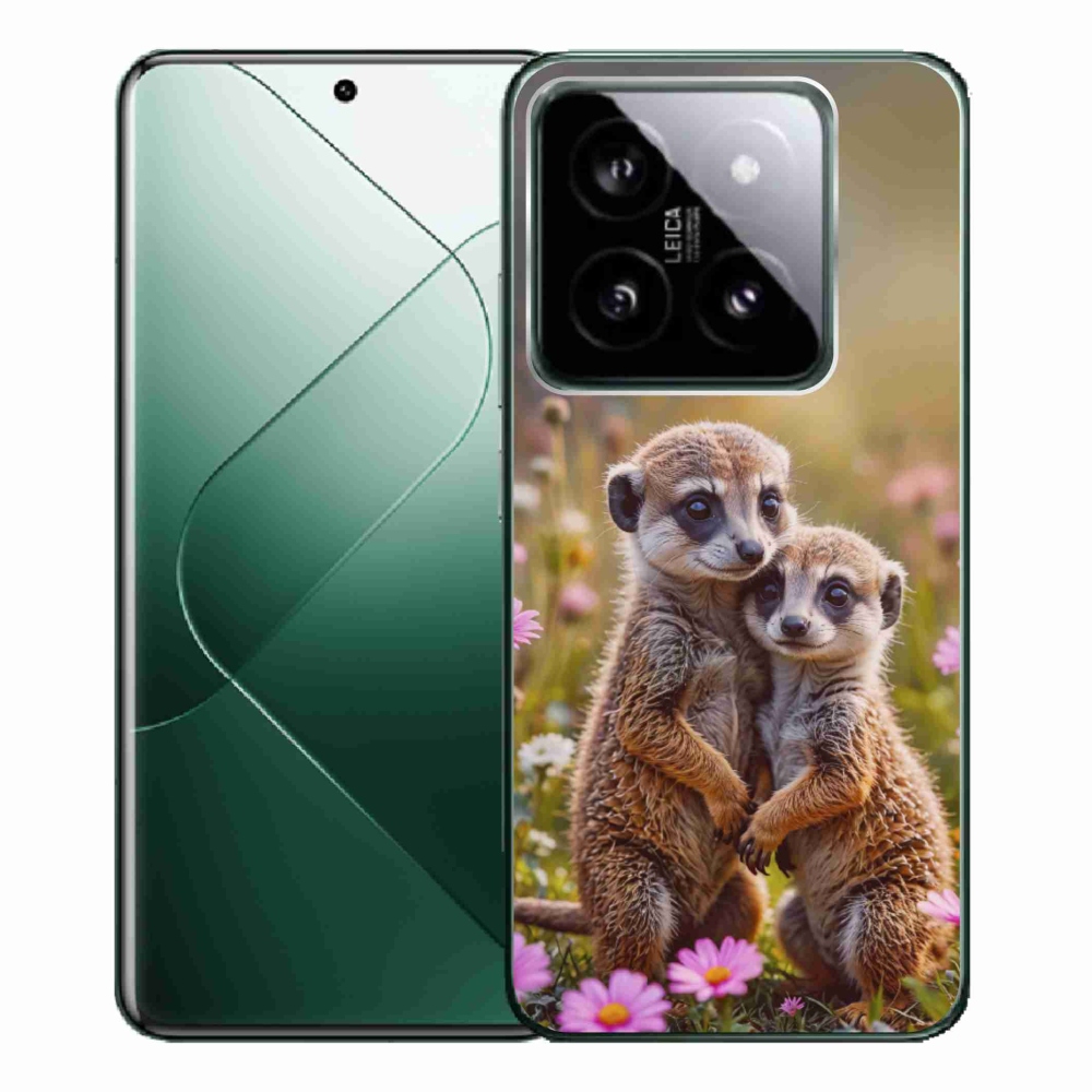 Gél borítás mmCase a Xiaomi 14 Pro számára - suricate duo