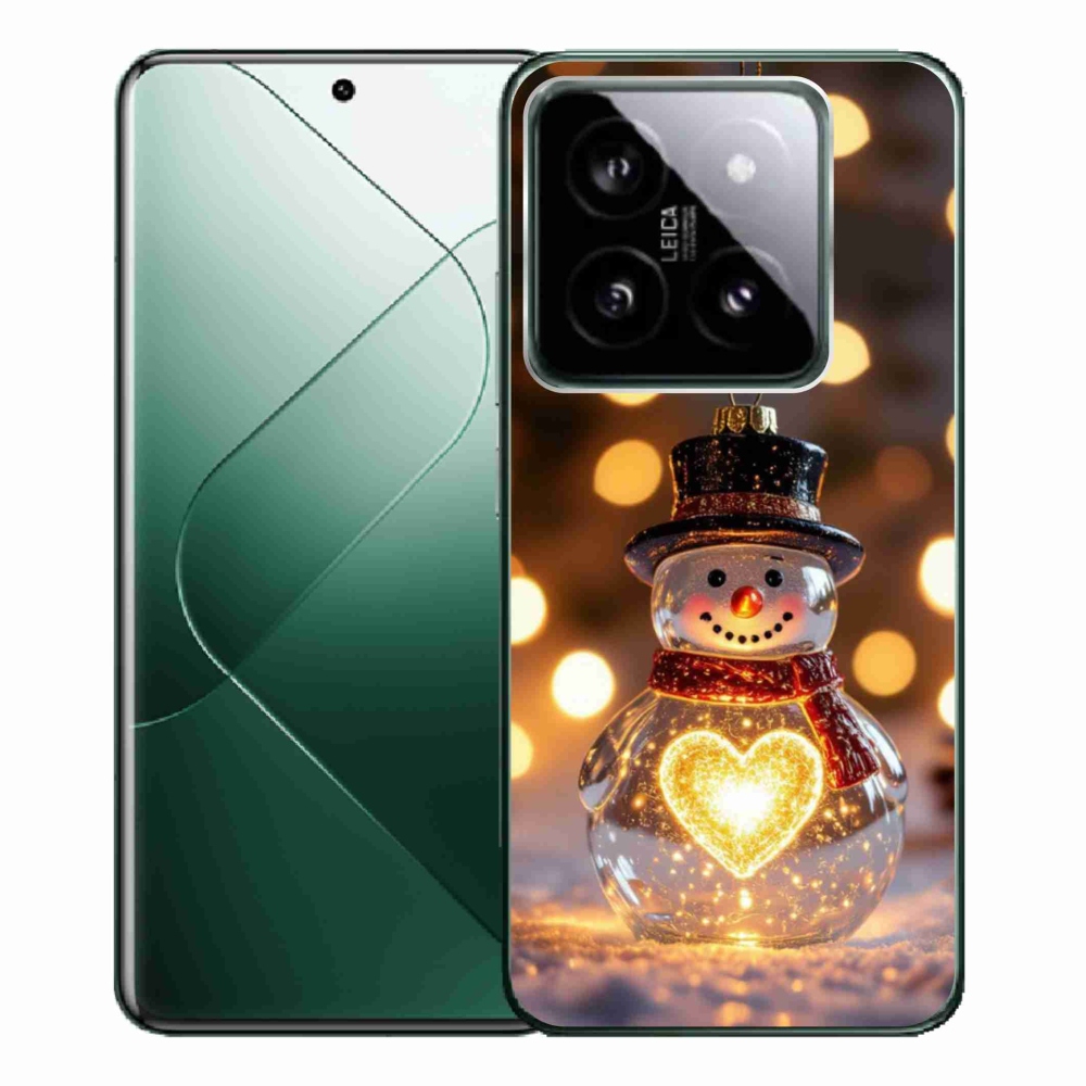 Gél borítás mmCase a Xiaomi 14 Pro-hoz - Karácsonyi hóember