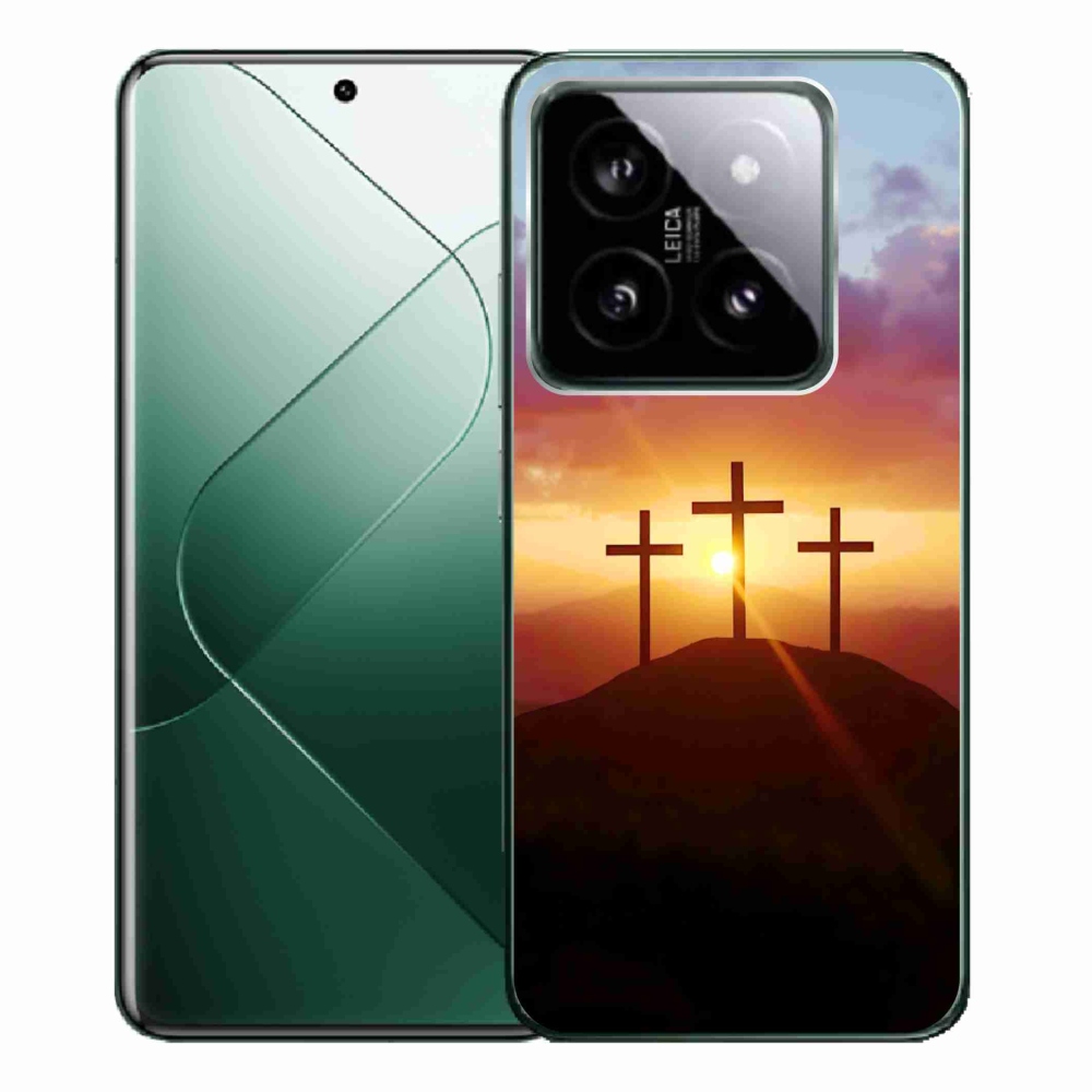 Gél borítás mmCase a Xiaomi 14 Pro számára - három kereszt