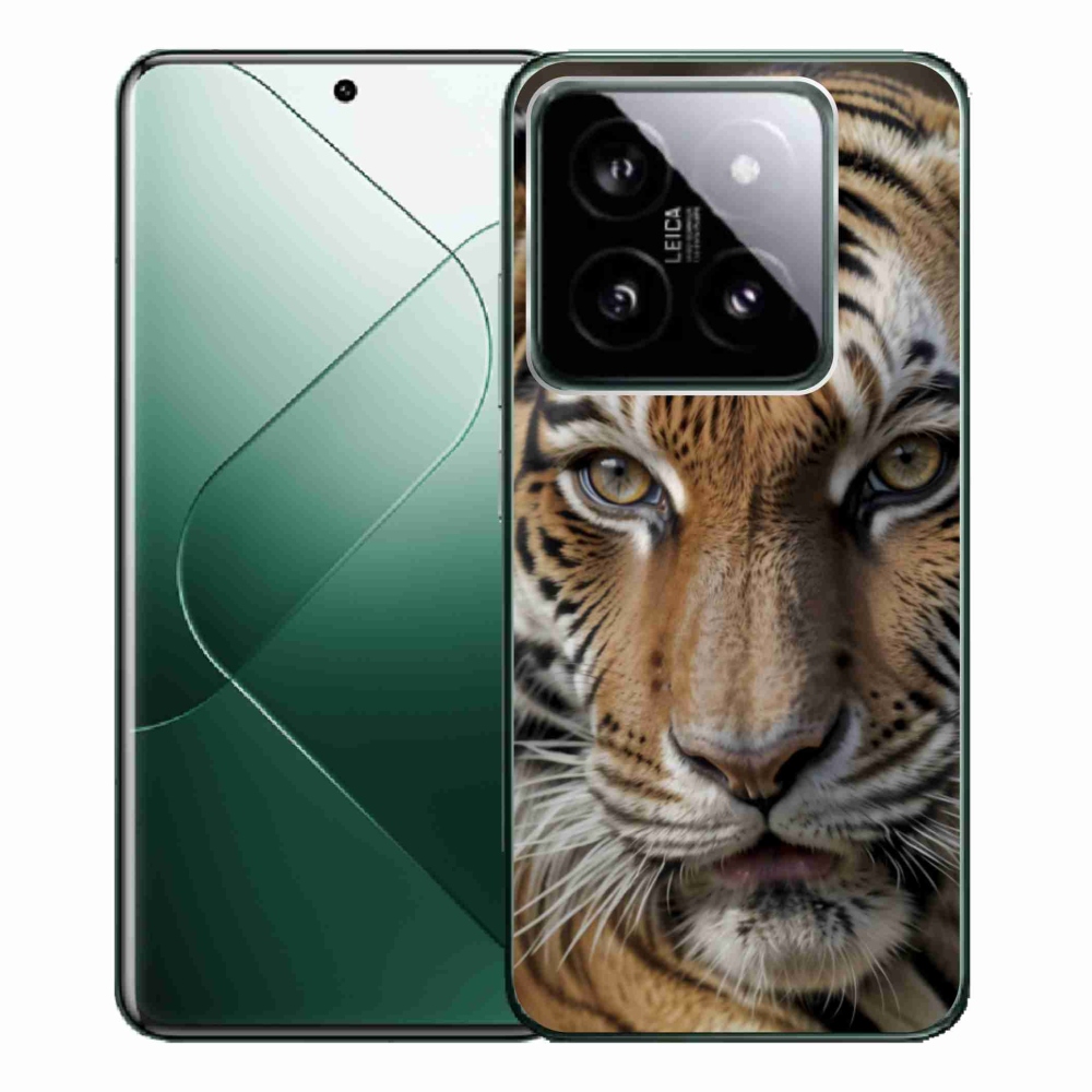 Gél borítás mmCase a Xiaomi 14 Pro számára - tigris nézet