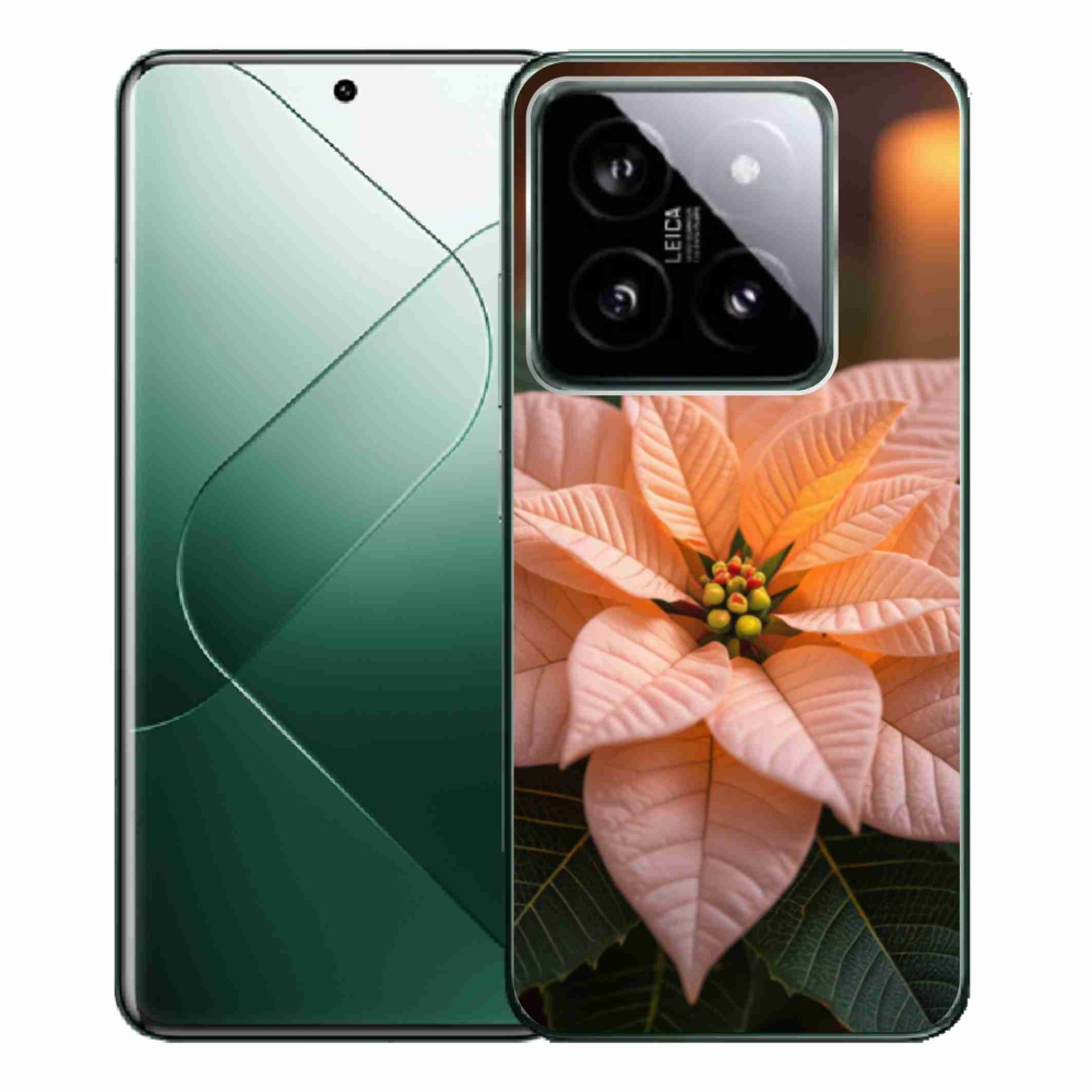 Gél borítás mmCase a Xiaomi 14 Pro-hoz - mikulásvirág